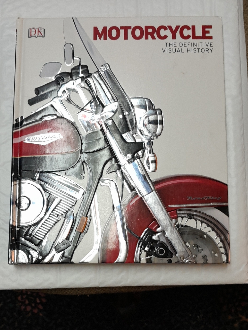 Motorcycle: The Definitive Visual History - DK Hardcover (Red & Silver Cover)